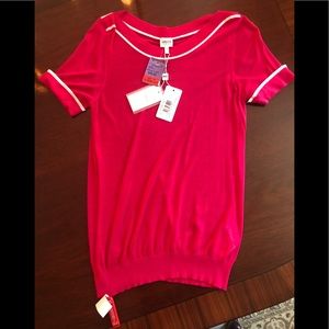 NWT! Armani knit top! Pretty & perfect for summer!